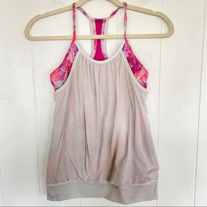 Ivivva Lululemon top with attached sports bra size 12